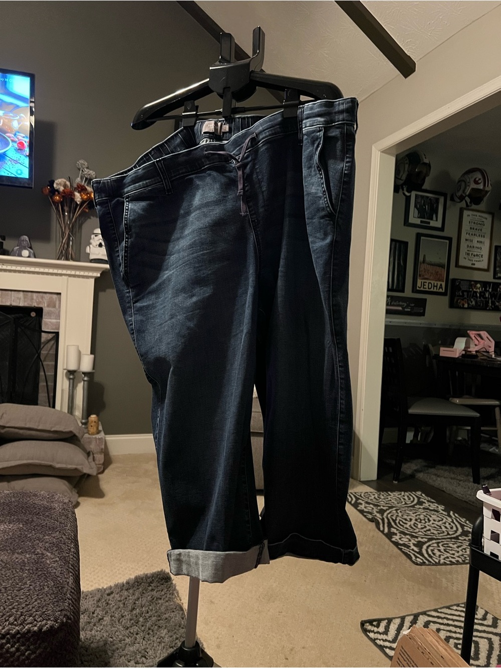 Torrid Dark Blue Stretch Denim Jeans, size 4